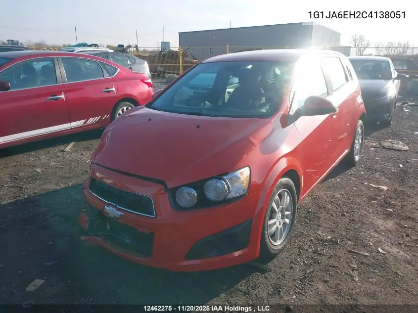 1G1JA6EH2C4138051 2012 Chevrolet Sonic Ls