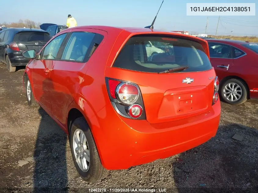 1G1JA6EH2C4138051 2012 Chevrolet Sonic Ls