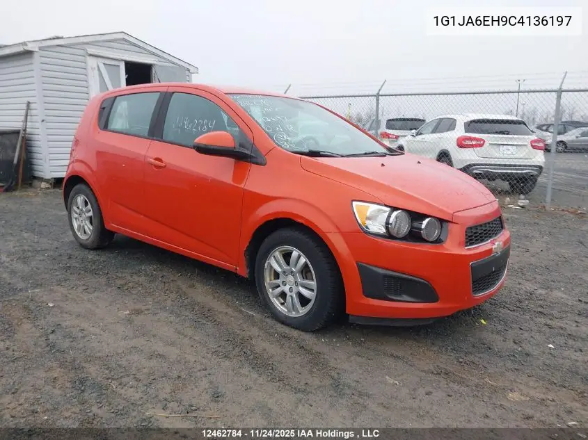 1G1JA6EH9C4136197 2012 Chevrolet Sonic Ls