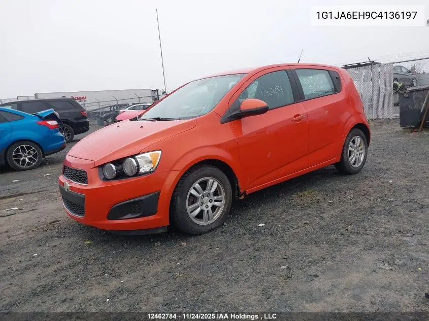 1G1JA6EH9C4136197 2012 Chevrolet Sonic Ls