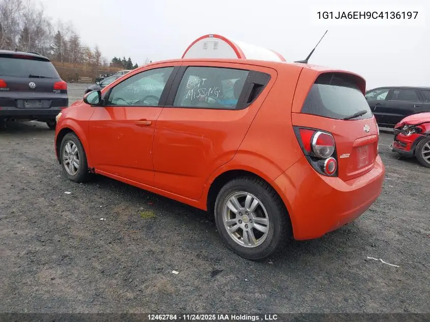1G1JA6EH9C4136197 2012 Chevrolet Sonic Ls