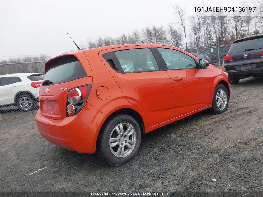1G1JA6EH9C4136197 2012 Chevrolet Sonic Ls