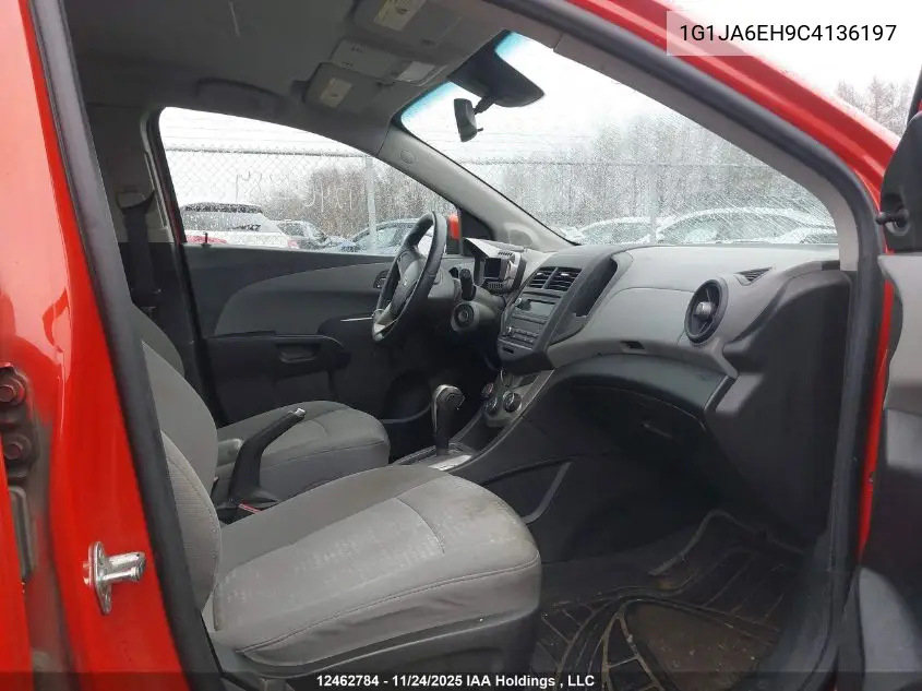 1G1JA6EH9C4136197 2012 Chevrolet Sonic Ls