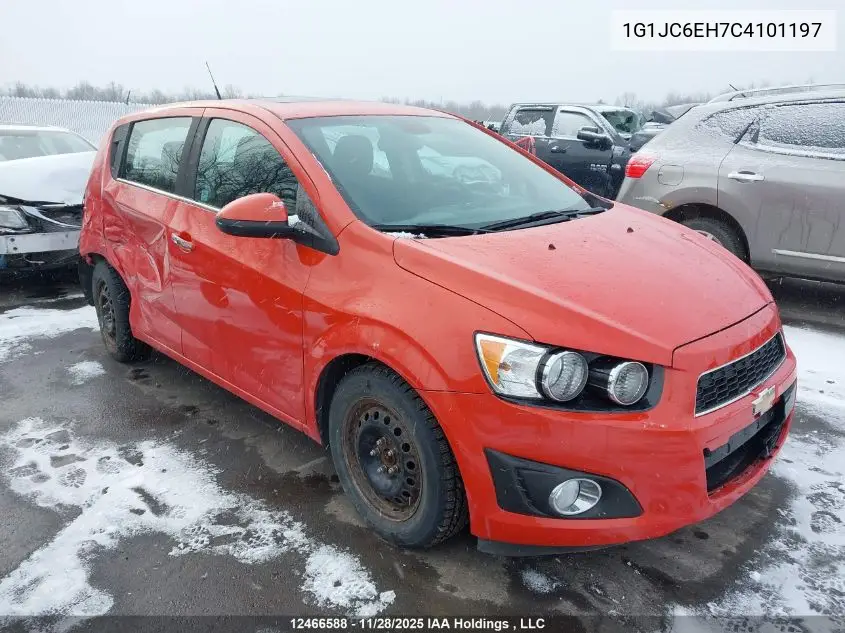 1G1JC6EH7C4101197 2012 Chevrolet Sonic