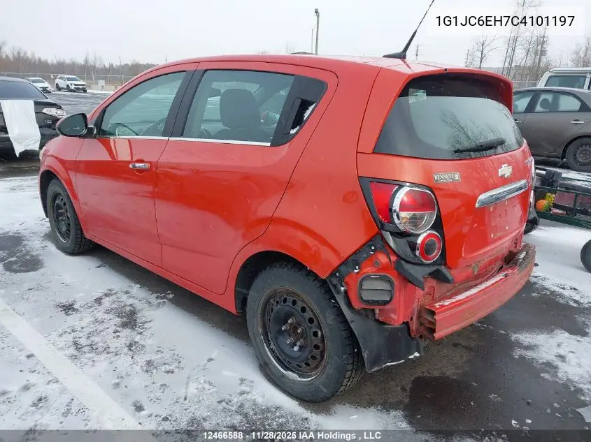 1G1JC6EH7C4101197 2012 Chevrolet Sonic