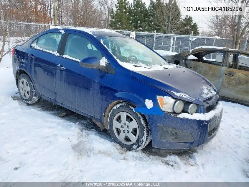 1G1JA5EH0C4185296 2012 Chevrolet Sonic Ls