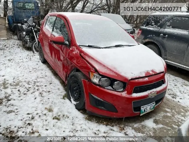 1G1JC6EH4C4200771 2012 Chevrolet Sonic Lt