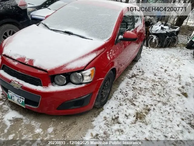 1G1JC6EH4C4200771 2012 Chevrolet Sonic Lt