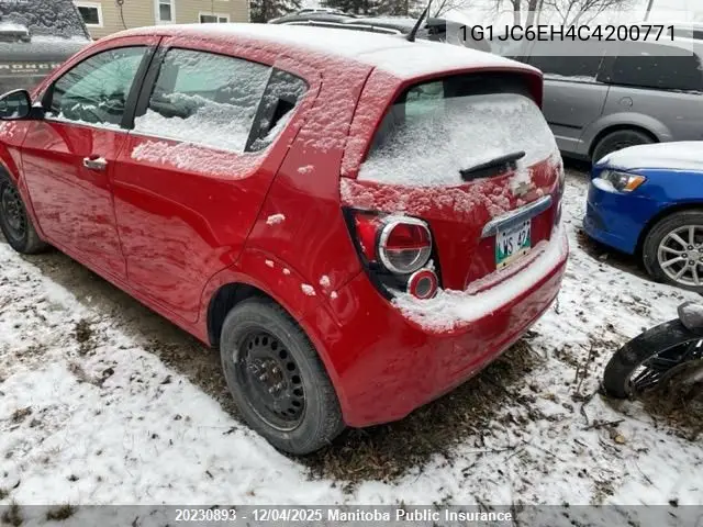 1G1JC6EH4C4200771 2012 Chevrolet Sonic Lt