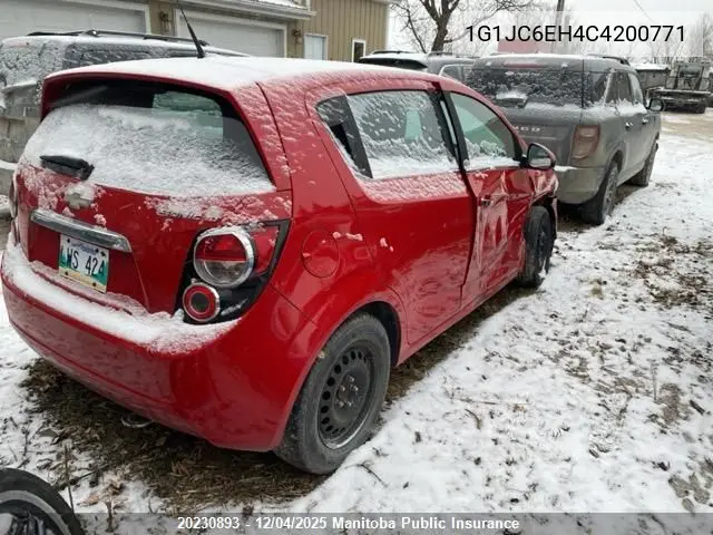 1G1JC6EH4C4200771 2012 Chevrolet Sonic Lt