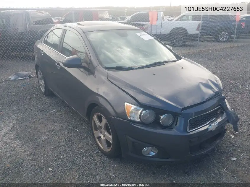 1G1JE5SH0C4227653 2012 Chevrolet Sonic Ltz