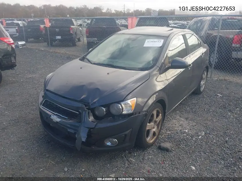 1G1JE5SH0C4227653 2012 Chevrolet Sonic Ltz
