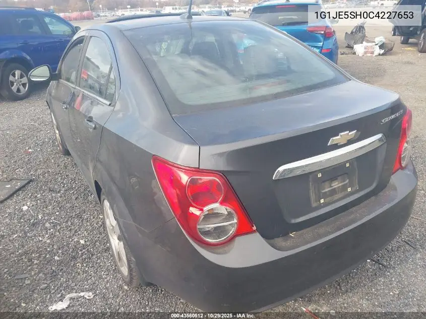 1G1JE5SH0C4227653 2012 Chevrolet Sonic Ltz