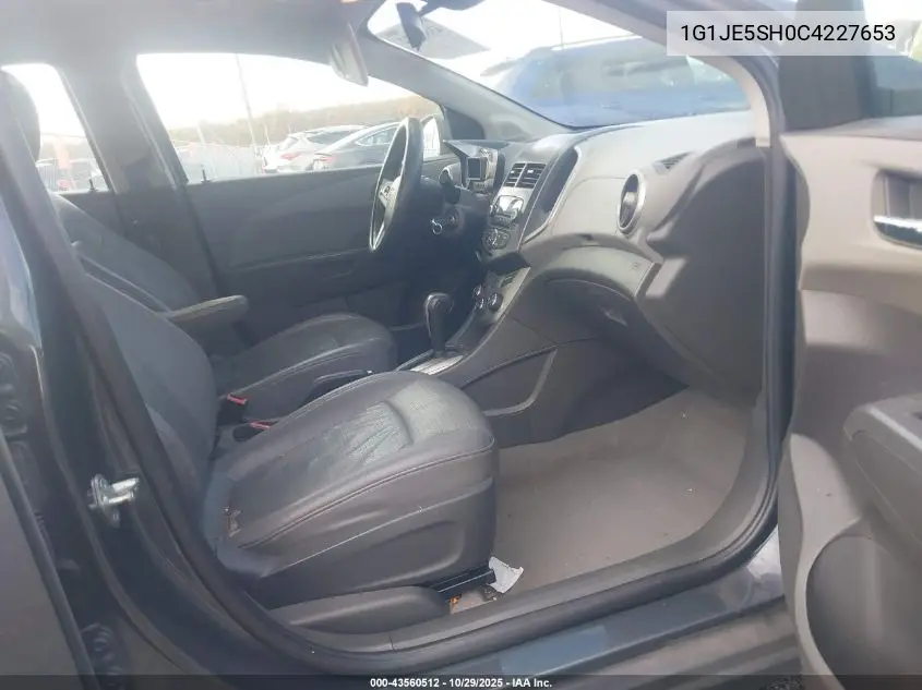 1G1JE5SH0C4227653 2012 Chevrolet Sonic Ltz