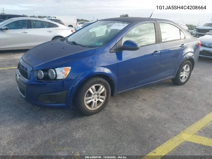 1G1JA5SH4C4208664 2012 Chevrolet Sonic 2Ls