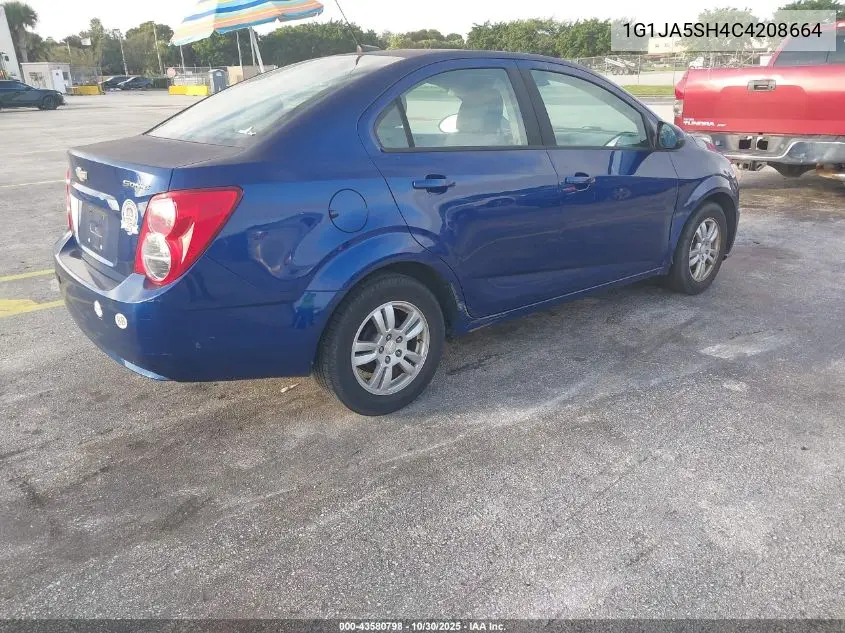 1G1JA5SH4C4208664 2012 Chevrolet Sonic 2Ls