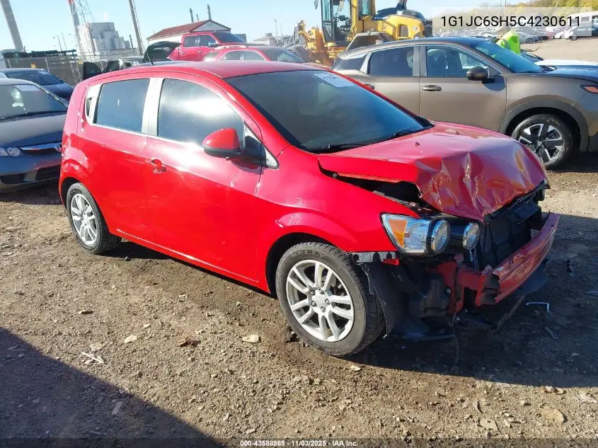 1G1JC6SH5C4230611 2012 Chevrolet Sonic 2Lt