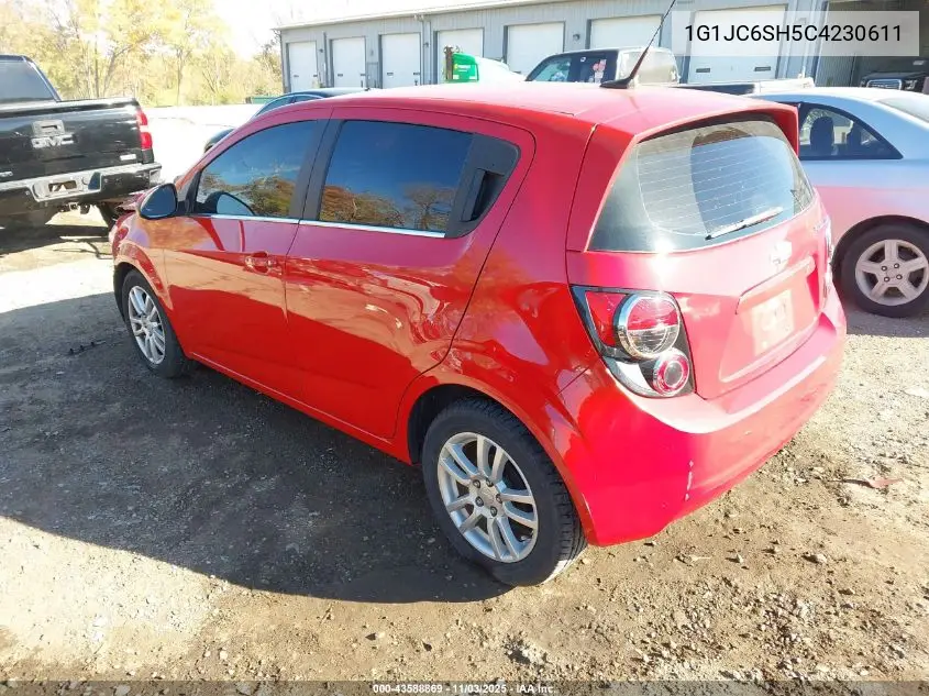 1G1JC6SH5C4230611 2012 Chevrolet Sonic 2Lt