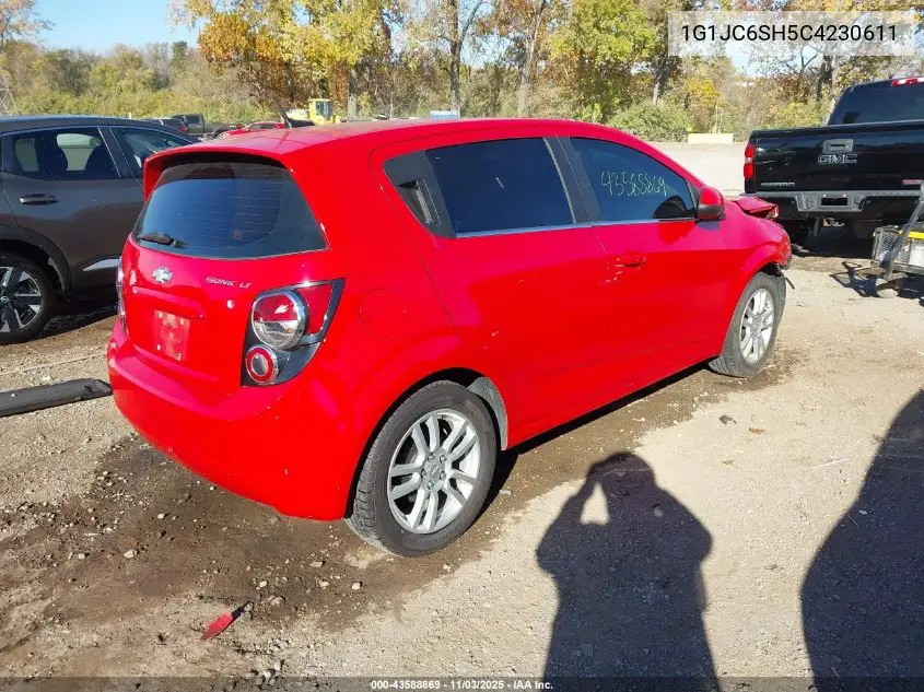 1G1JC6SH5C4230611 2012 Chevrolet Sonic 2Lt