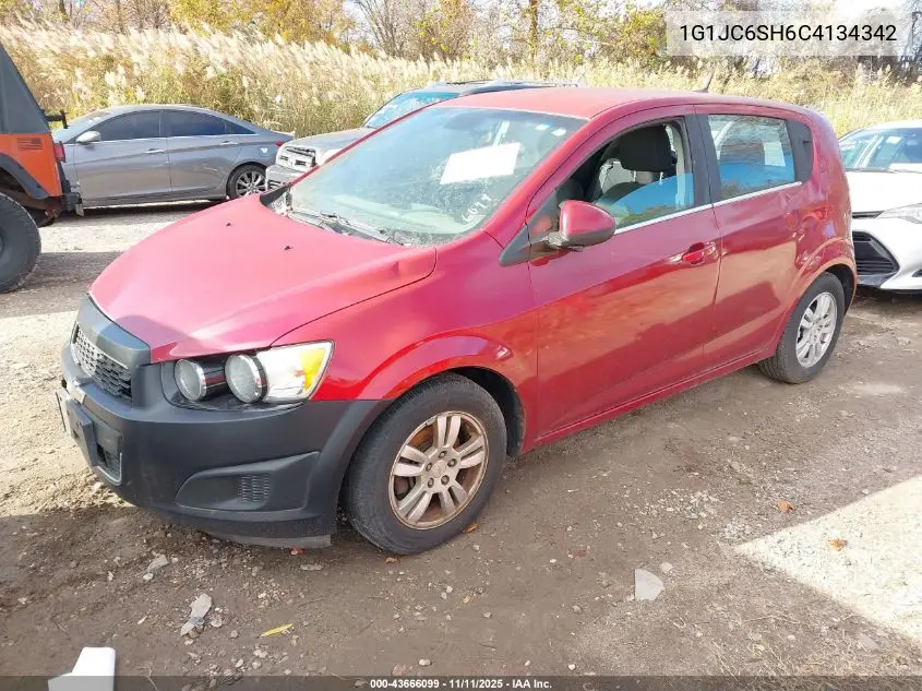 1G1JC6SH6C4134342 2012 Chevrolet Sonic 2Lt