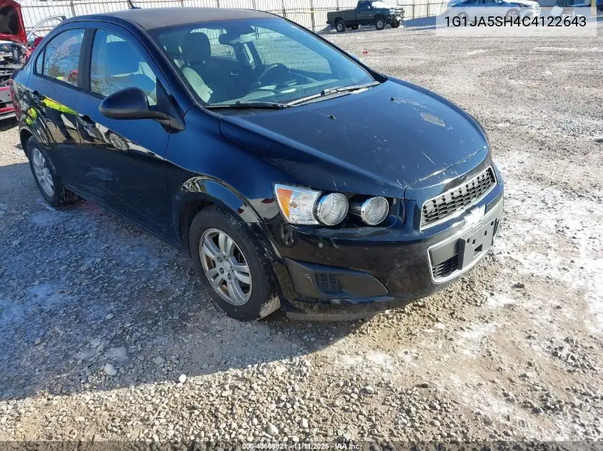 1G1JA5SH4C4122643 2012 Chevrolet Sonic 2Ls