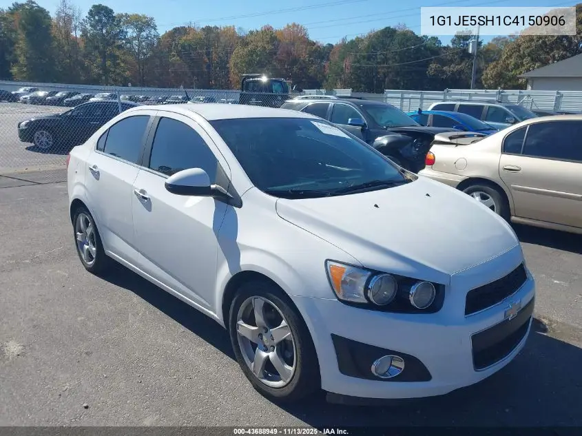 1G1JE5SH1C4150906 2012 Chevrolet Sonic 2Lz