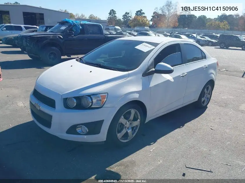 1G1JE5SH1C4150906 2012 Chevrolet Sonic 2Lz