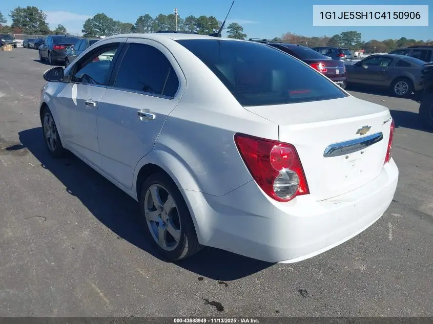 1G1JE5SH1C4150906 2012 Chevrolet Sonic 2Lz