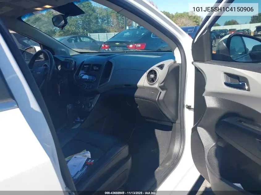 1G1JE5SH1C4150906 2012 Chevrolet Sonic 2Lz