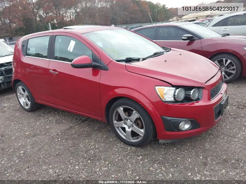 1G1JE6SB5C4223017 2012 Chevrolet Sonic 2Lz