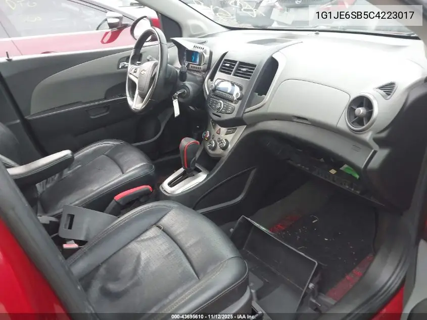 1G1JE6SB5C4223017 2012 Chevrolet Sonic 2Lz