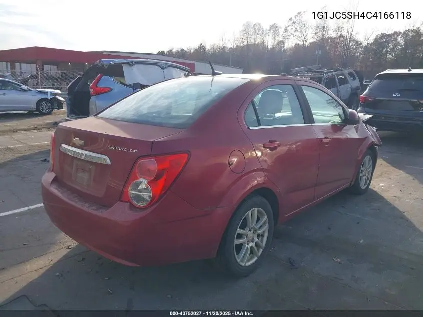 1G1JC5SH4C4166118 2012 Chevrolet Sonic 2Lt