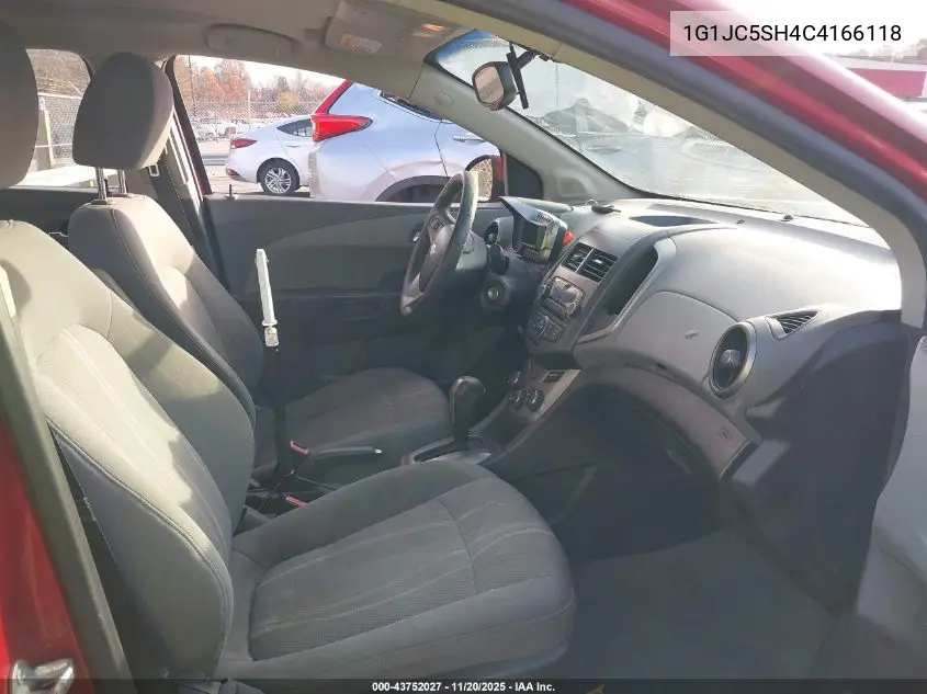 1G1JC5SH4C4166118 2012 Chevrolet Sonic 2Lt