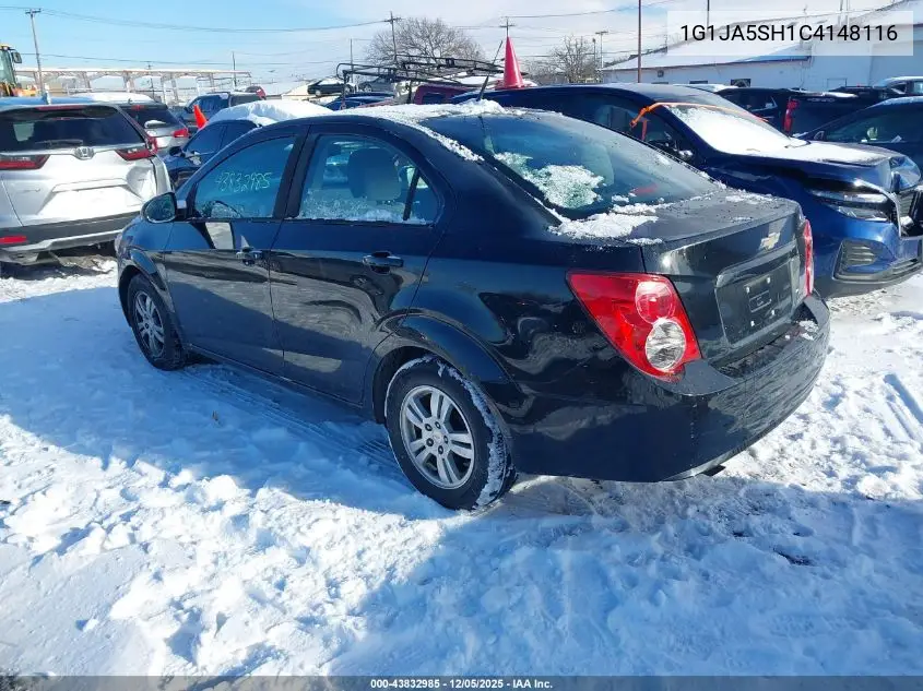 1G1JA5SH1C4148116 2012 Chevrolet Sonic 2Ls