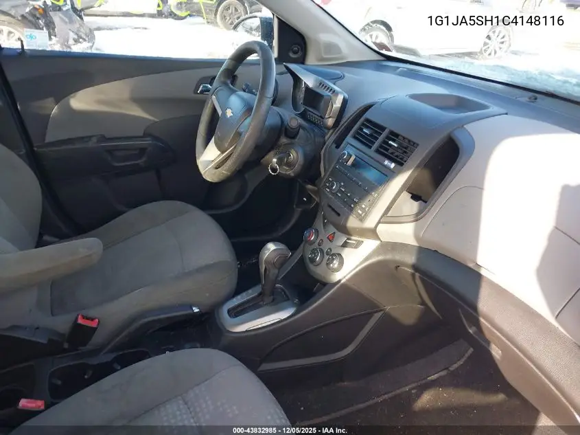 1G1JA5SH1C4148116 2012 Chevrolet Sonic 2Ls