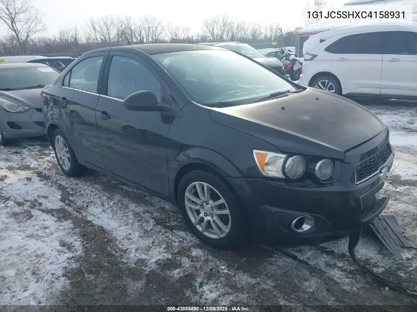 1G1JC5SHXC4158931 2012 Chevrolet Sonic 2Lt
