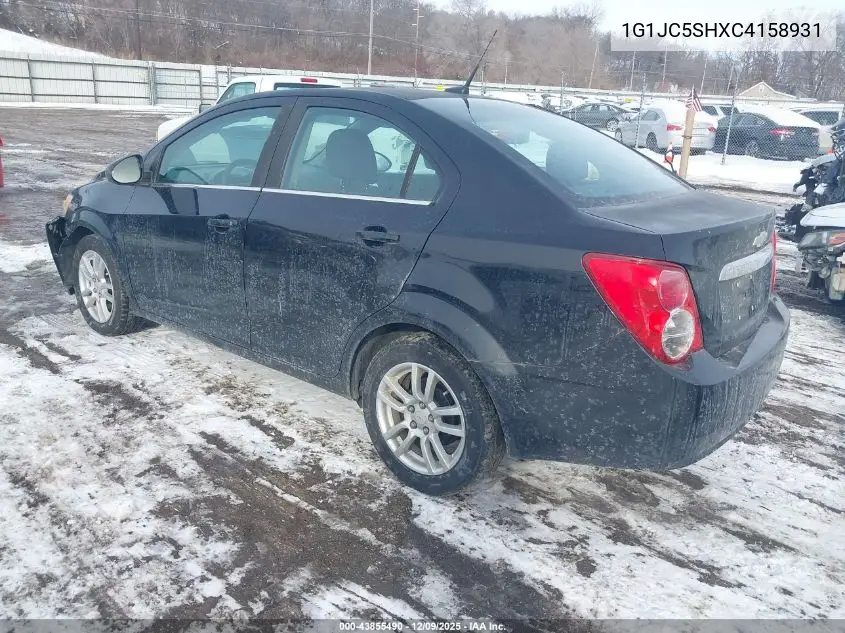 1G1JC5SHXC4158931 2012 Chevrolet Sonic 2Lt