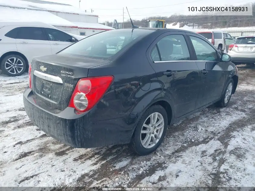 1G1JC5SHXC4158931 2012 Chevrolet Sonic 2Lt