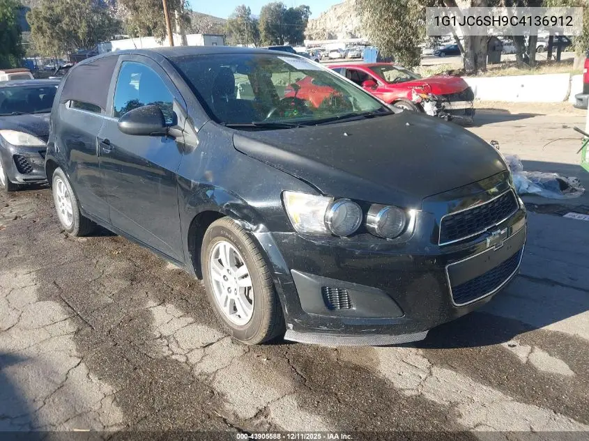 1G1JC6SH9C4136912 2012 Chevrolet Sonic 2Lt