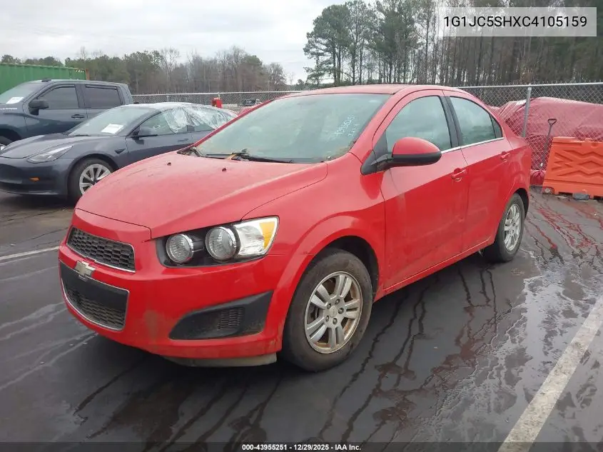 1G1JC5SHXC4105159 2012 Chevrolet Sonic 2Lt