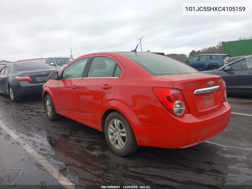 1G1JC5SHXC4105159 2012 Chevrolet Sonic 2Lt