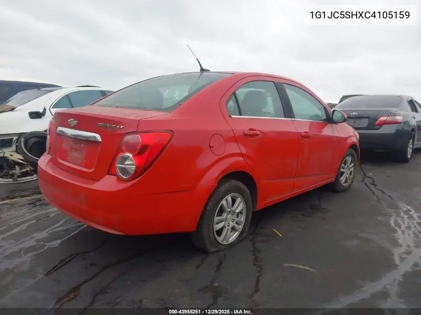 1G1JC5SHXC4105159 2012 Chevrolet Sonic 2Lt