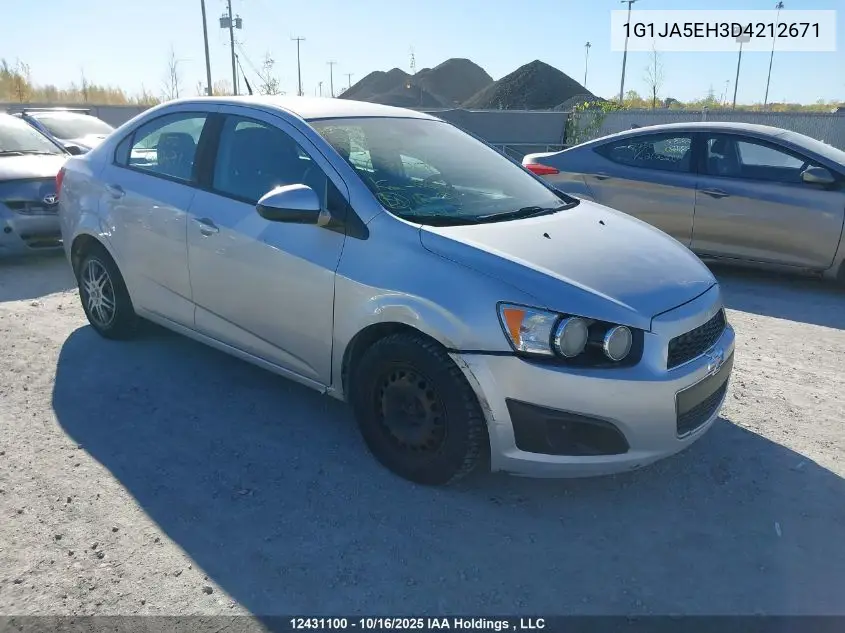 1G1JA5EH3D4212671 2013 Chevrolet Sonic