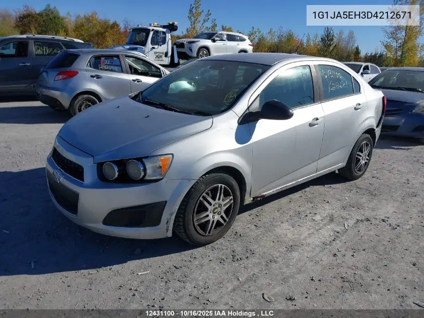 1G1JA5EH3D4212671 2013 Chevrolet Sonic