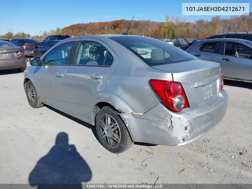 1G1JA5EH3D4212671 2013 Chevrolet Sonic