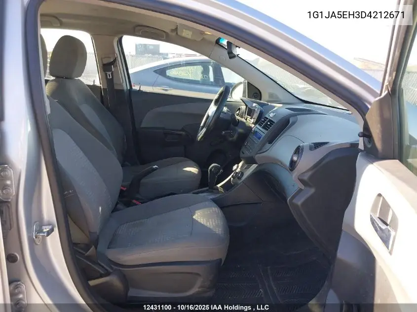 1G1JA5EH3D4212671 2013 Chevrolet Sonic
