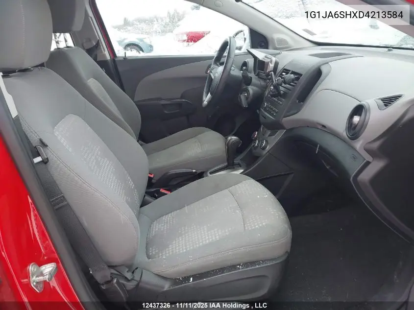 1G1JA6SHXD4213584 2013 Chevrolet Sonic Ls Auto