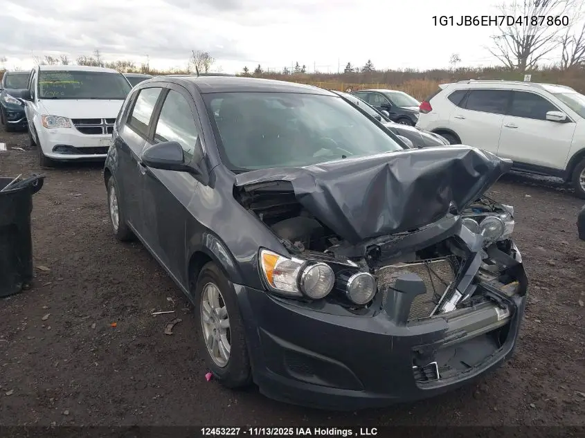1G1JB6EH7D4187860 2013 Chevrolet Sonic Ls