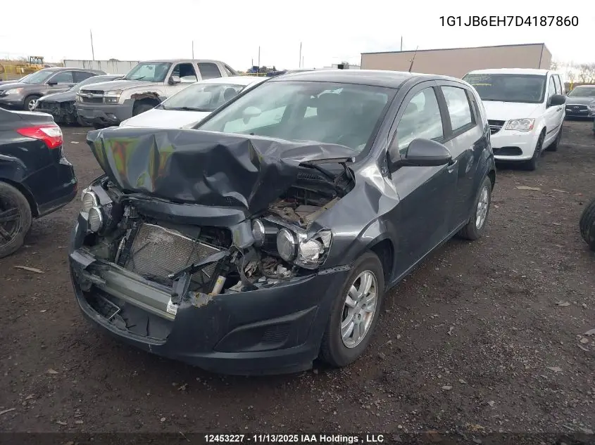 1G1JB6EH7D4187860 2013 Chevrolet Sonic Ls