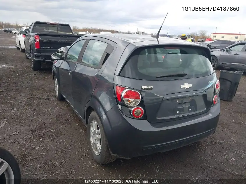 1G1JB6EH7D4187860 2013 Chevrolet Sonic Ls